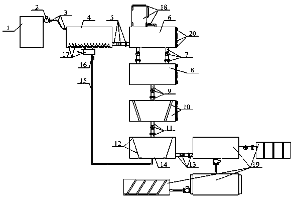 Biochemical sewage treatment device