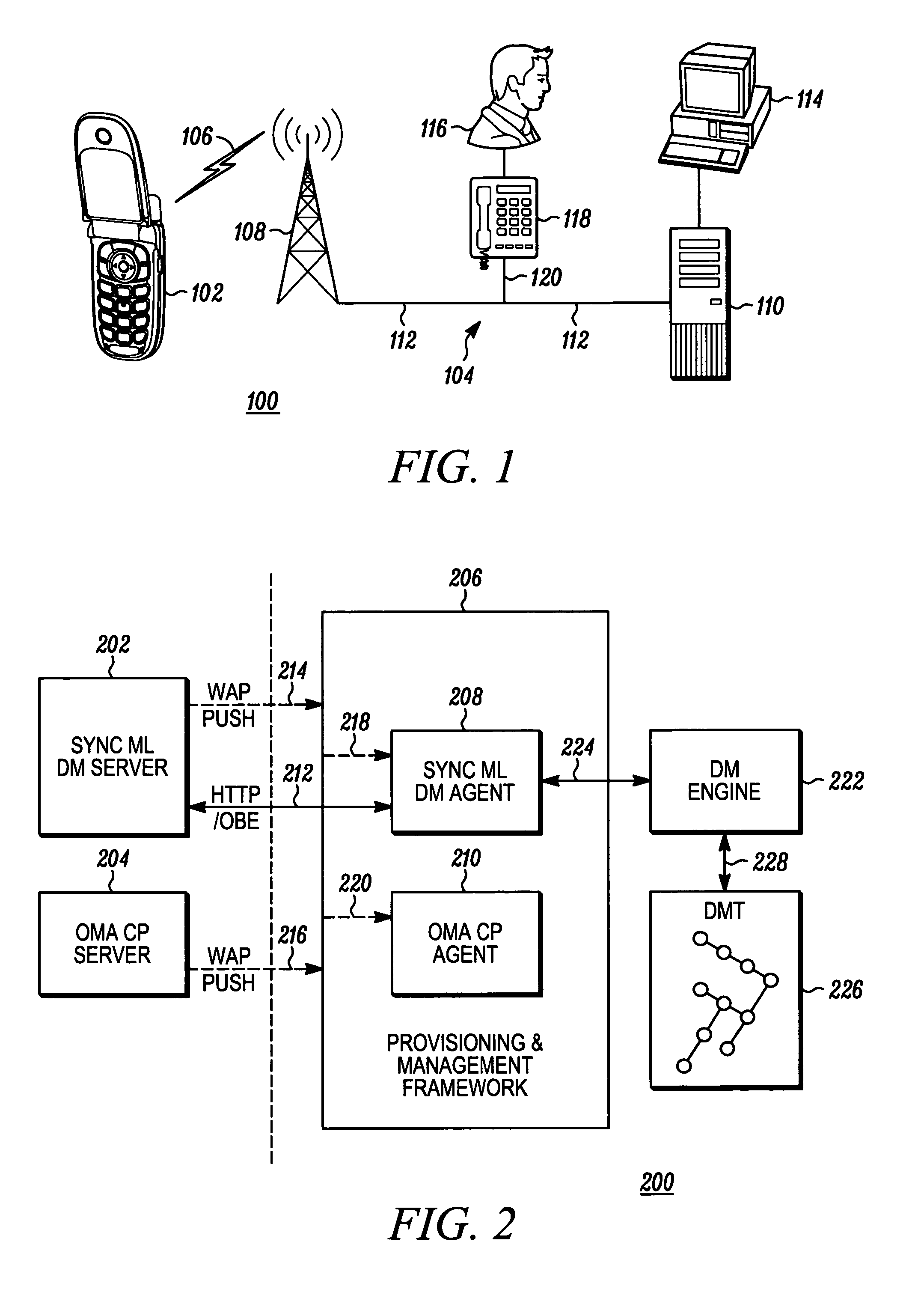 System and method for provisioning device management tree parameters over a client provisioning protocol