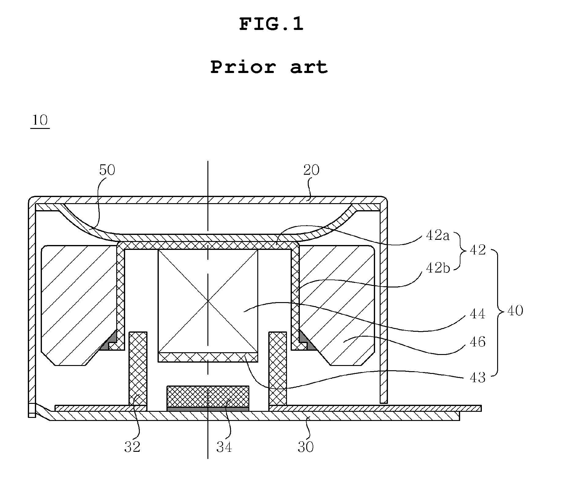 Horizontal linear vibrator