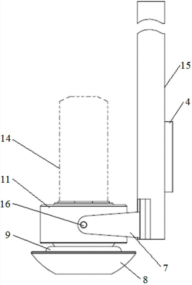 Self-adaptive tracking probe applied to ultrasonic scanning detection