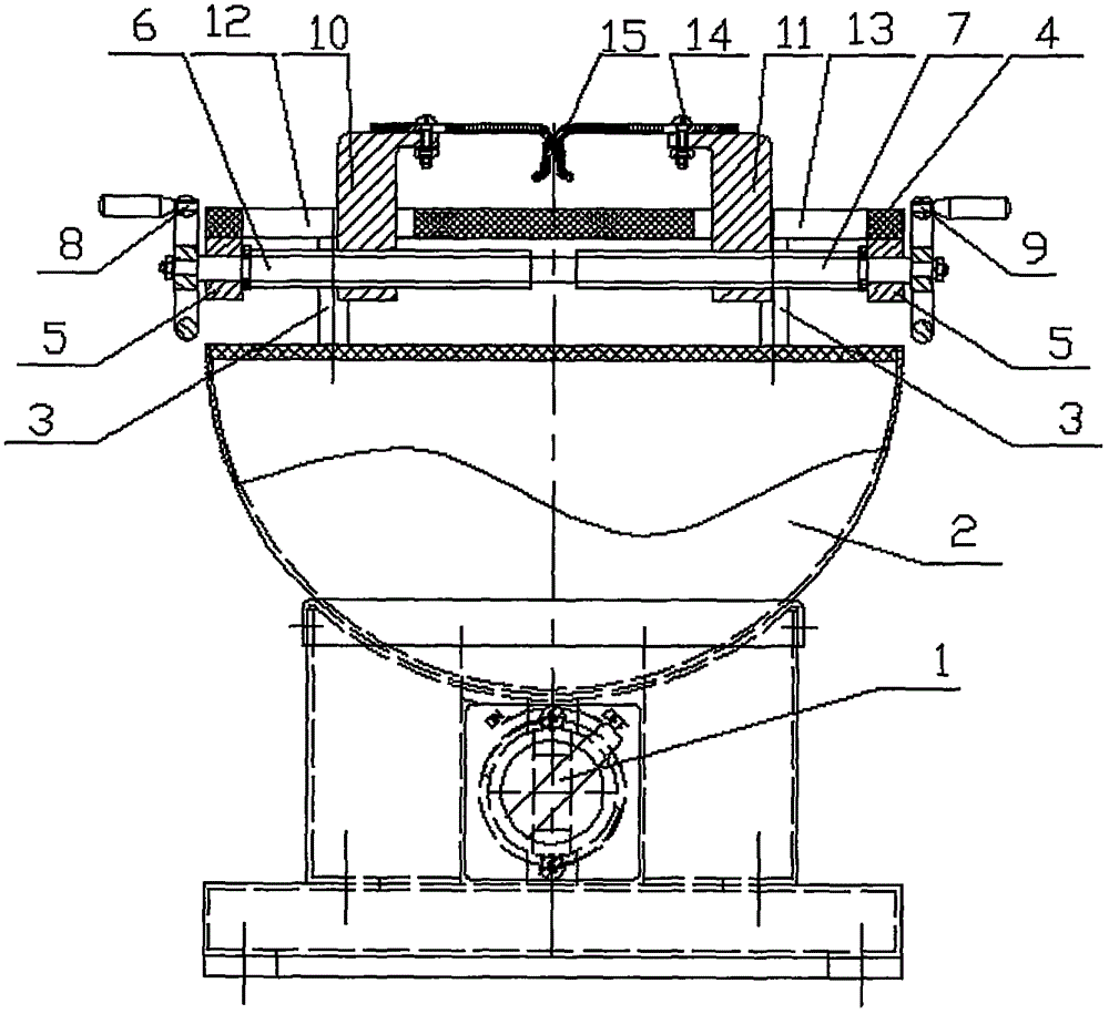 Universal operative dissecting table for mammals