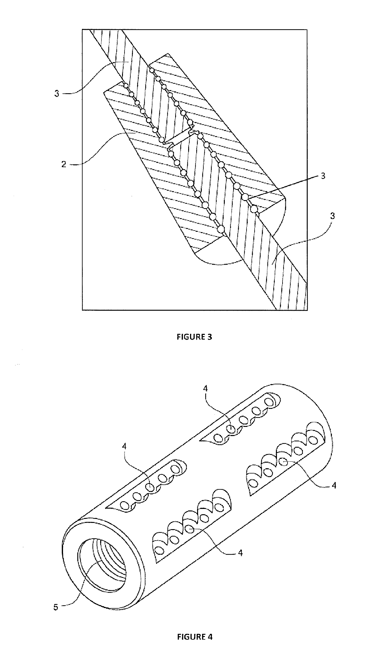 A coupling device, associated parts and a method of use thereof