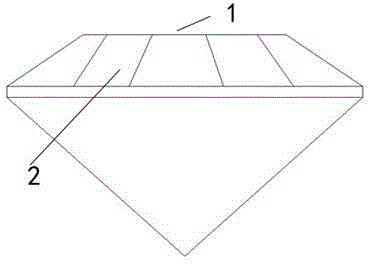 Moissanite round diamond