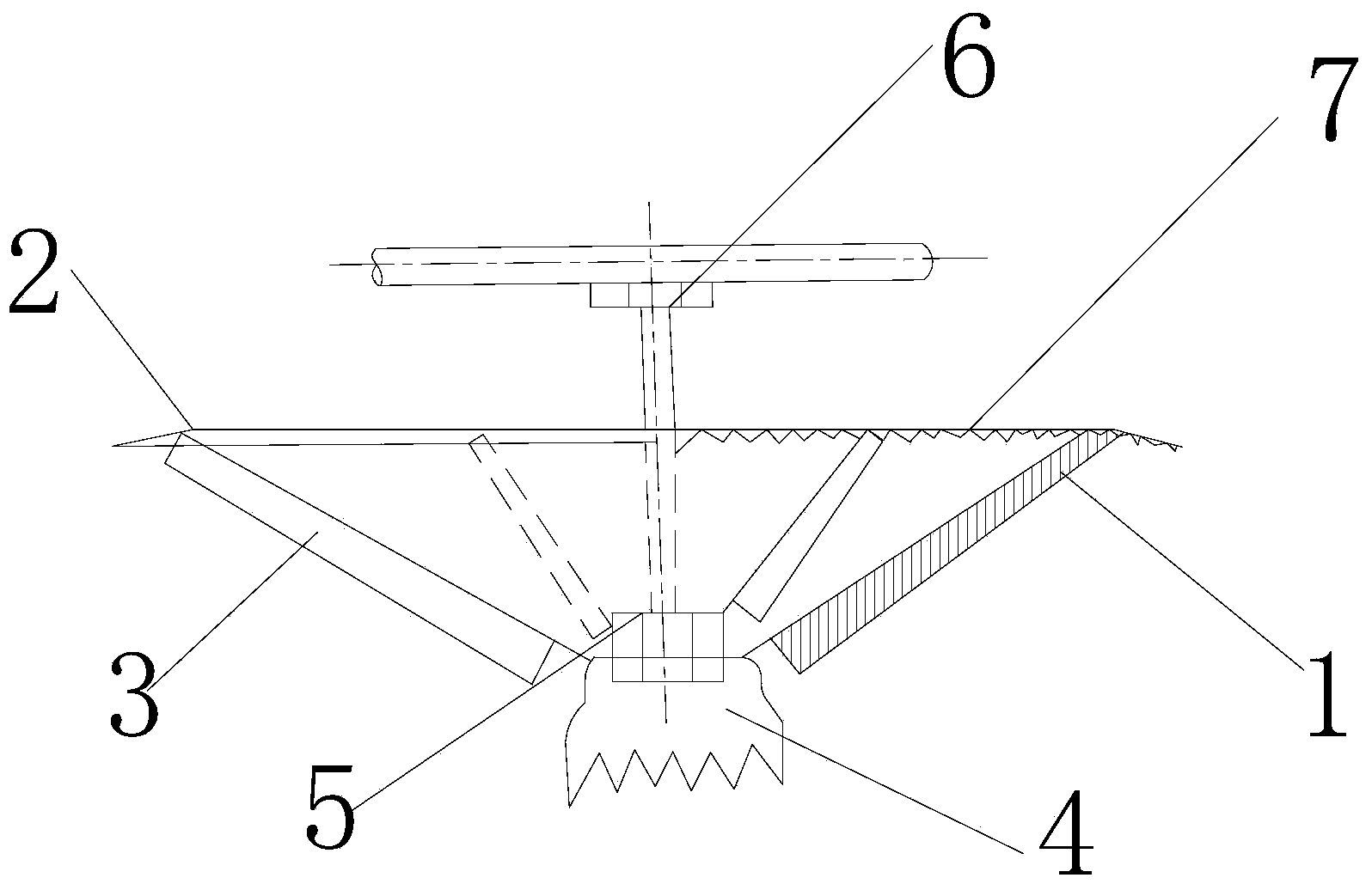 Diaphragm aerator with good sealing property