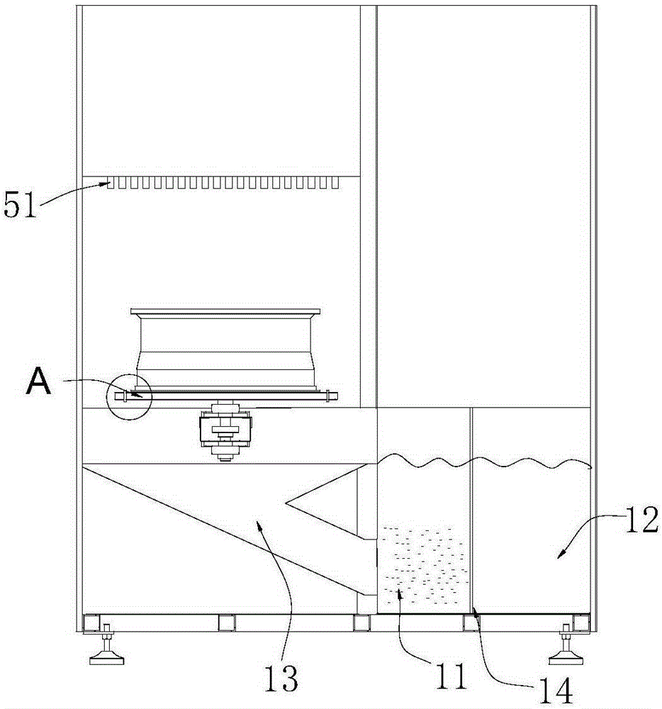 A hub grinding and polishing machine