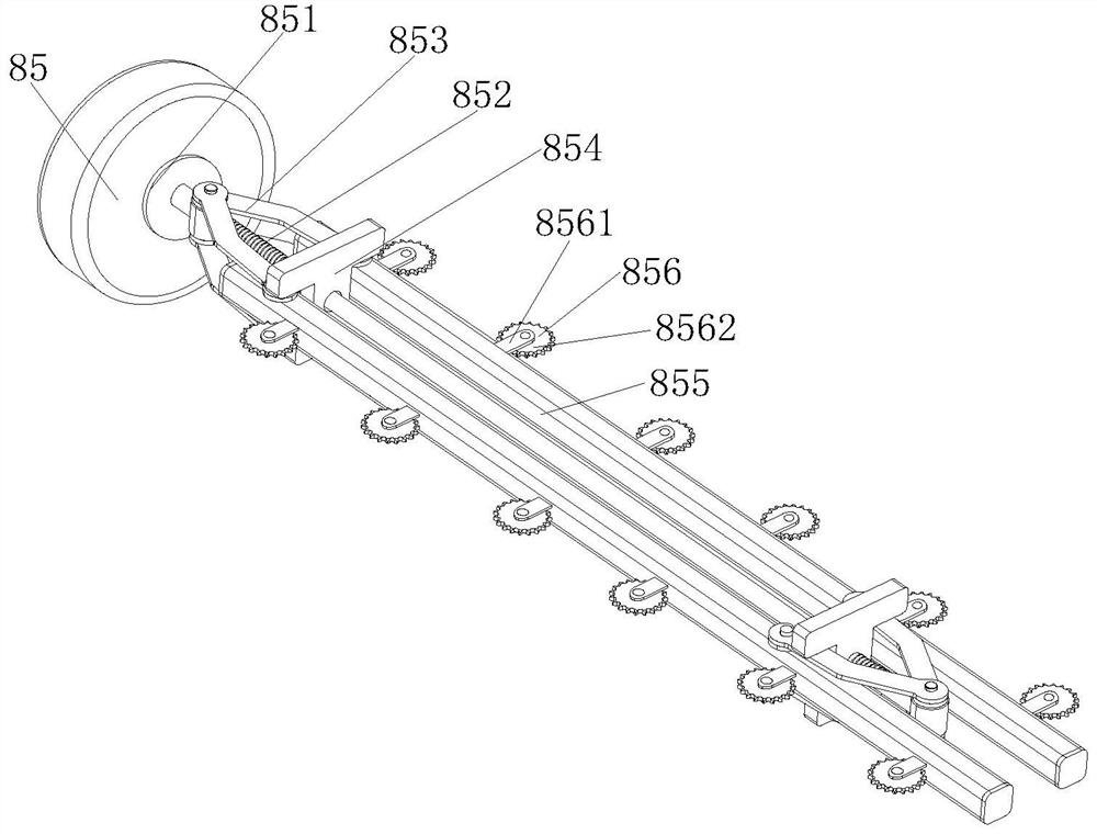 Efficient winding and placing device for industrial cloth