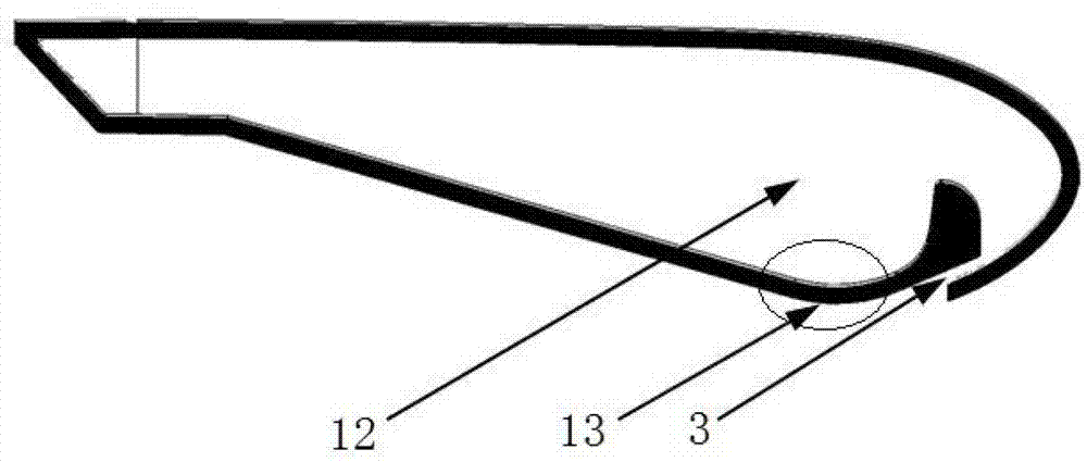 Bladeless fan turbine device with splitter blades