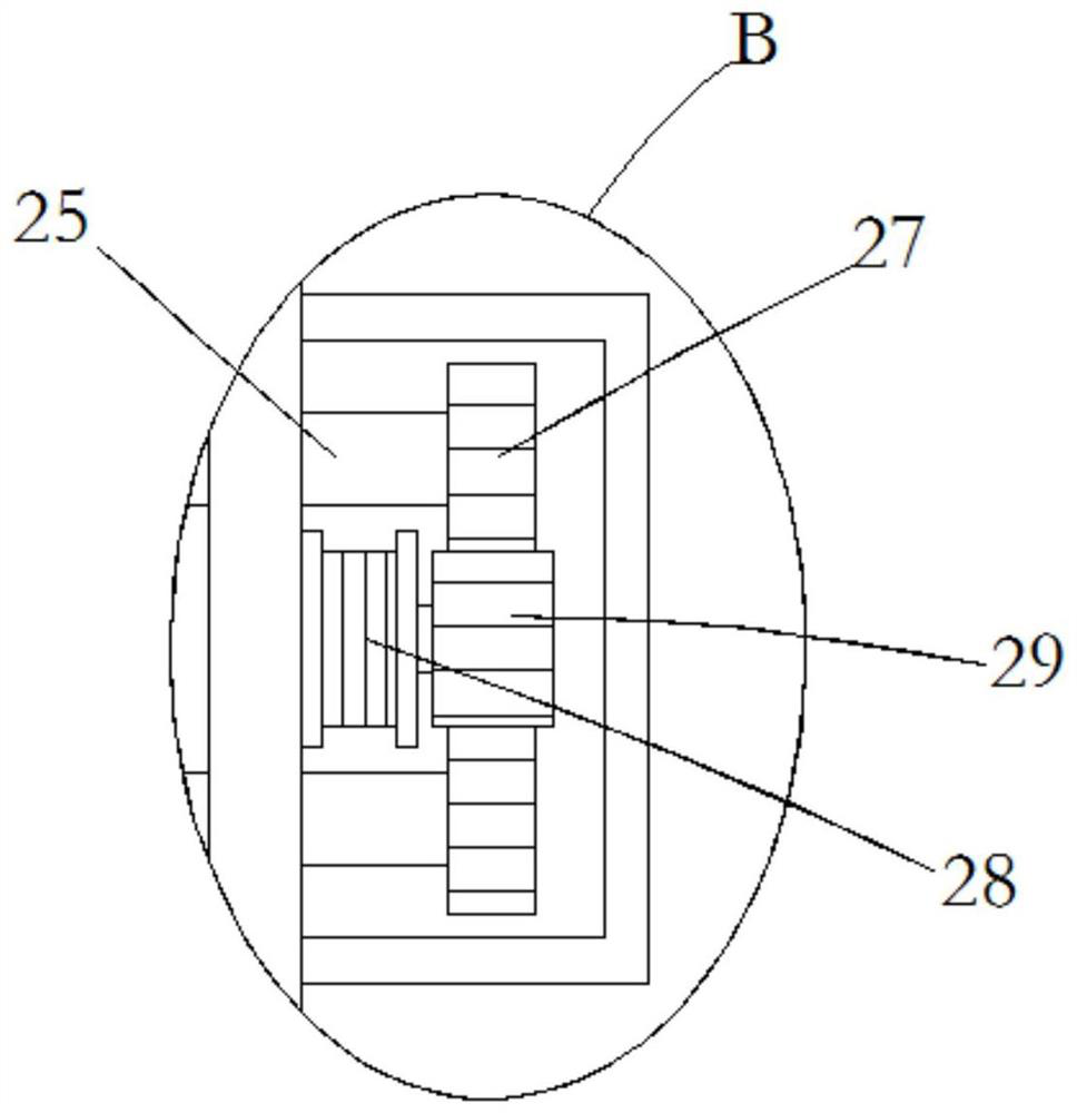 Painting device for iron casting