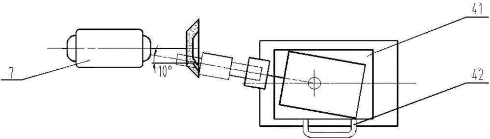 Device for polishing rear angle of combined drill bit cutter