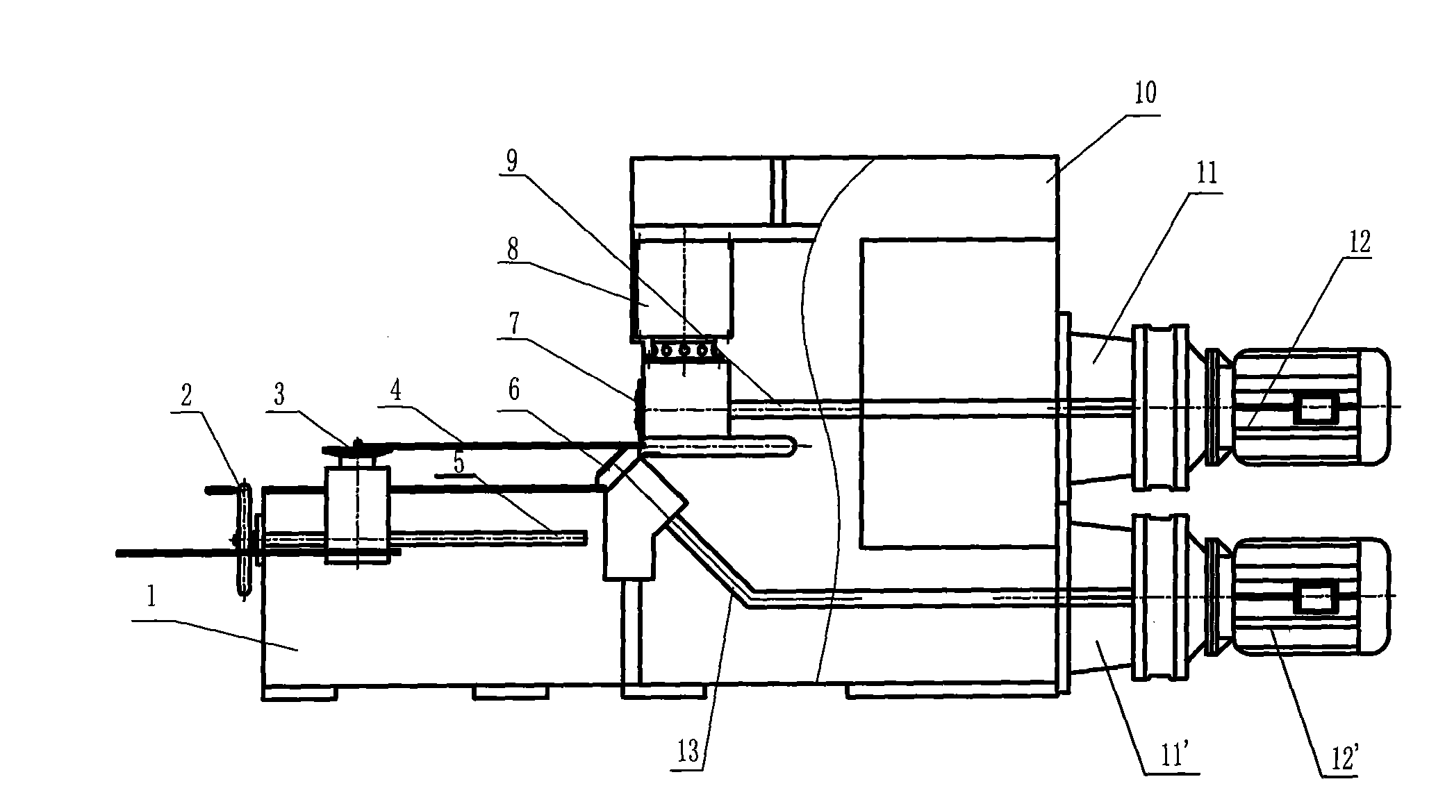 Device for blanking blanks of circular saw