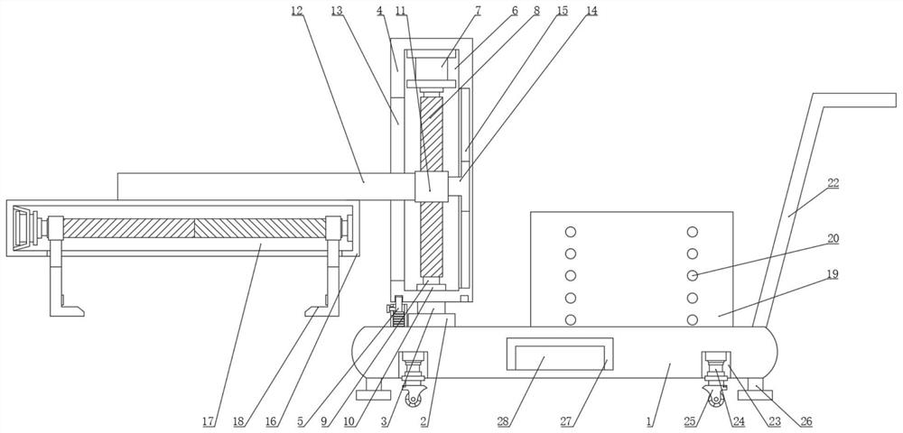 Sewer grating plate carrying device for municipal engineering