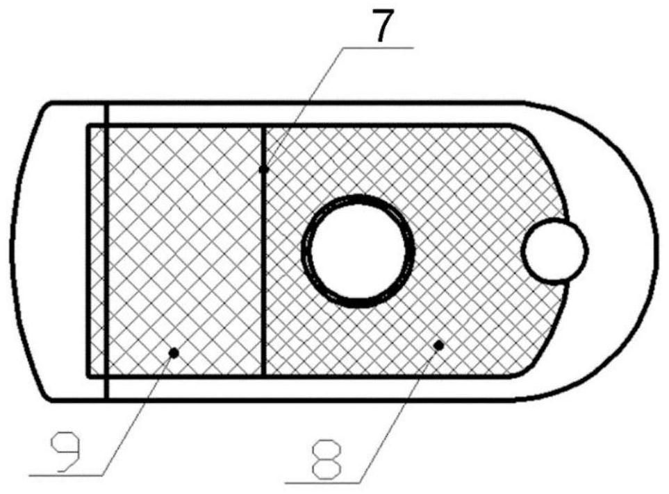 Zirconium-niobium alloy partitioned bone trabecula single-compartment femoral condyle containing oxide layer and preparation method