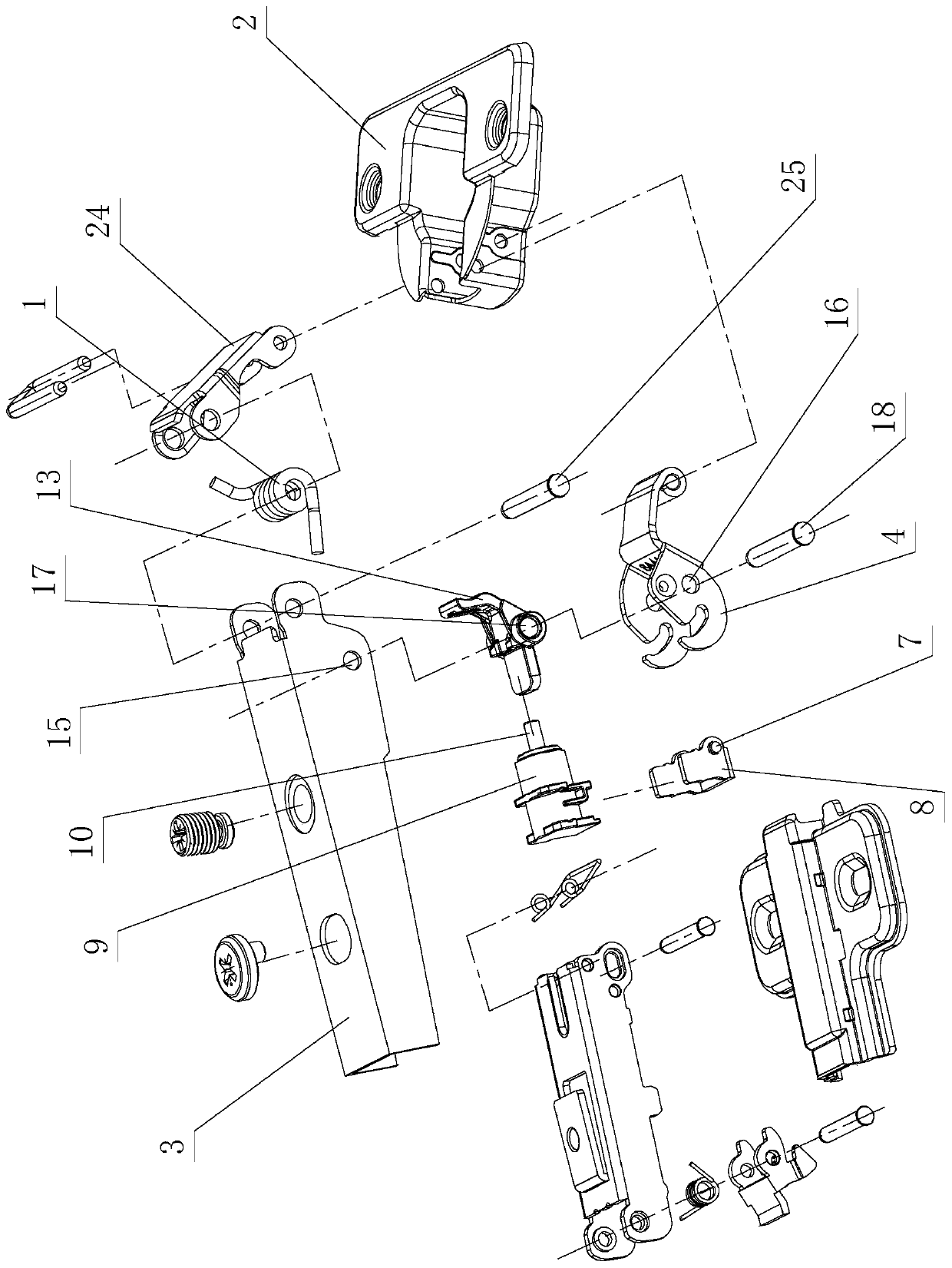 Integrated optimization structure of damping hinge