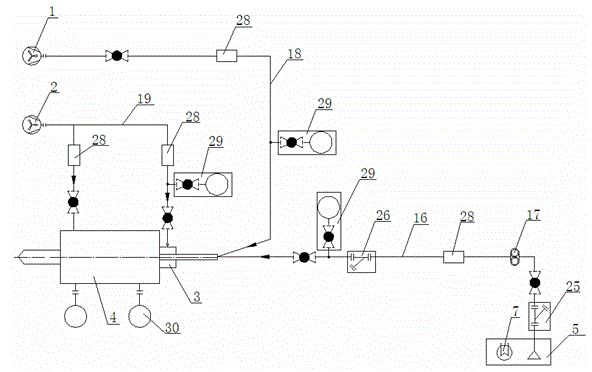 Biomass oil combustion device