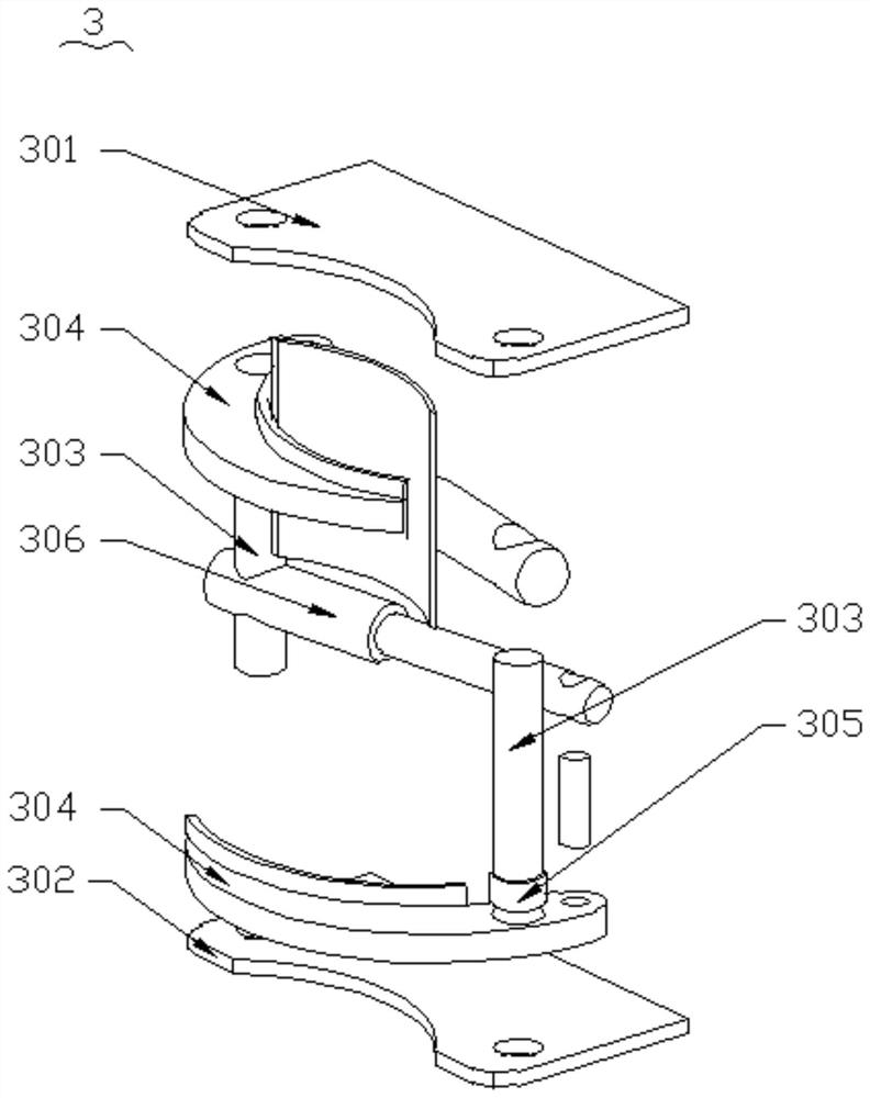 Wood cutting machine head capable of rapidly cutting wood at equal intervals