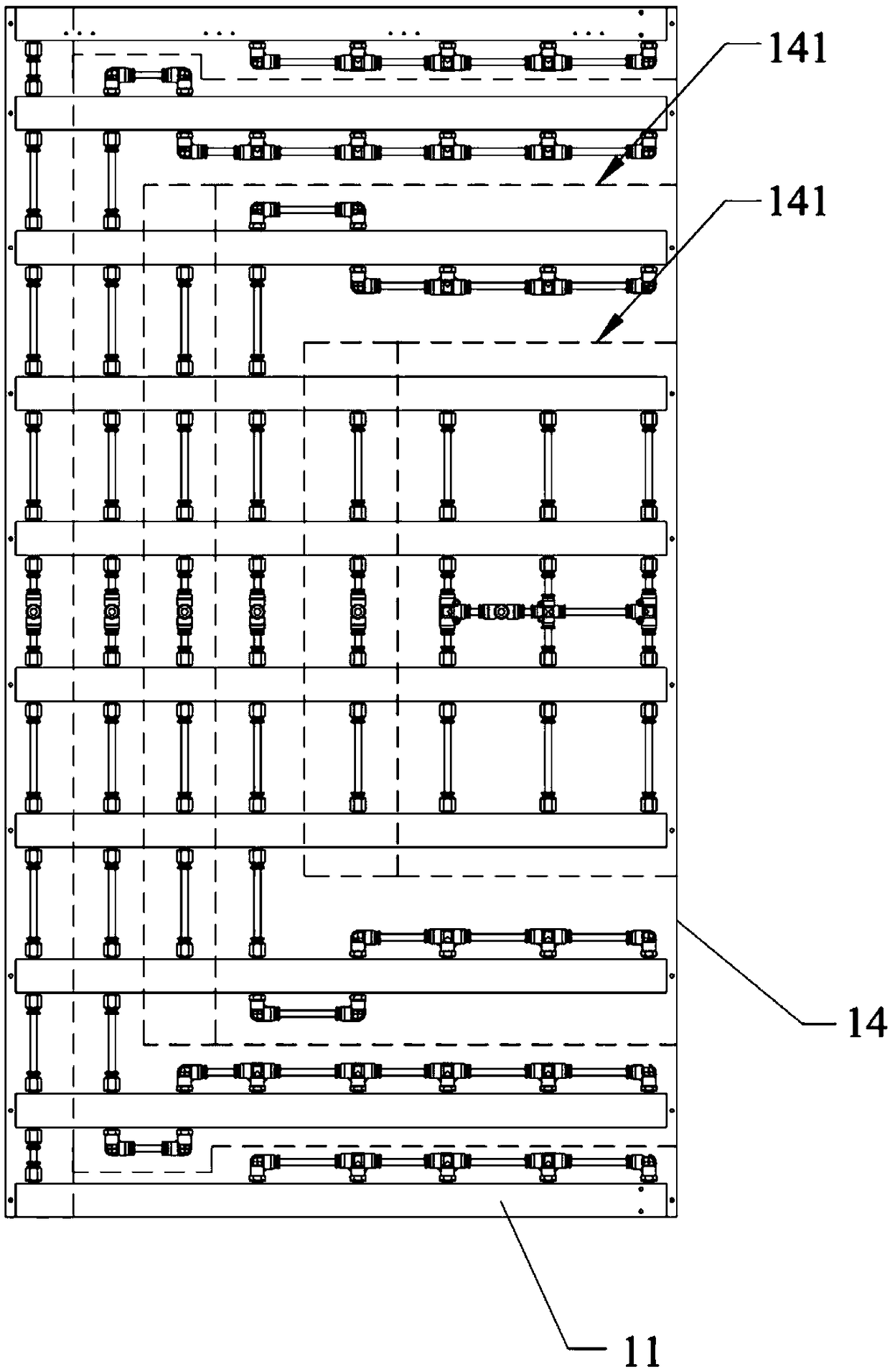 Transferring and loading mechanism