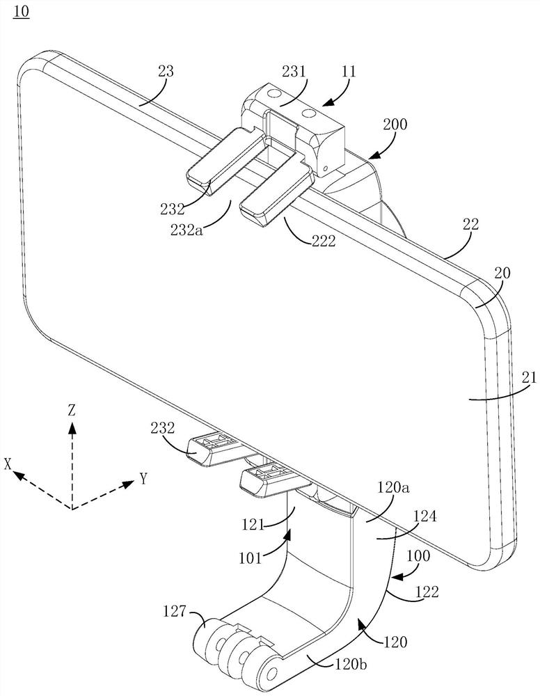 Clamping mechanism and selfie holder