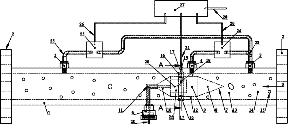 Multi-phase flow measuring methods based on single-section impedance long-waist internal cone sensor