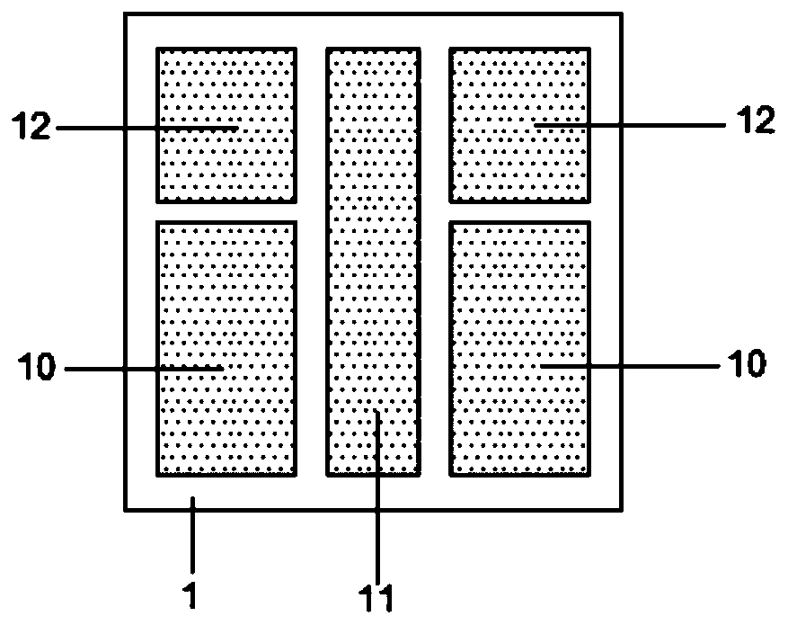 UV LED all-inorganic packaging structure with prompt function