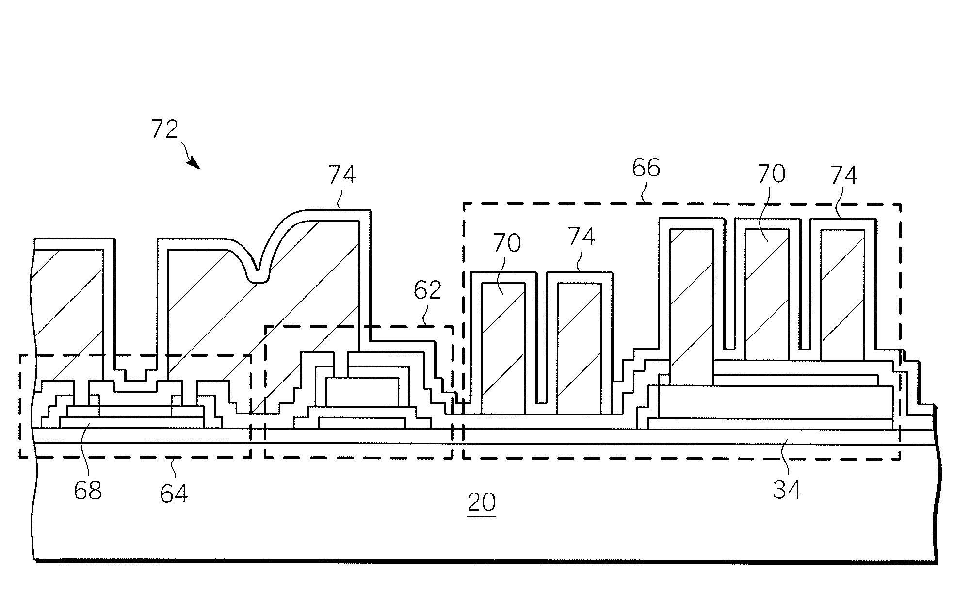 Integrated passive device with a high resistivity substrate and method for forming the same