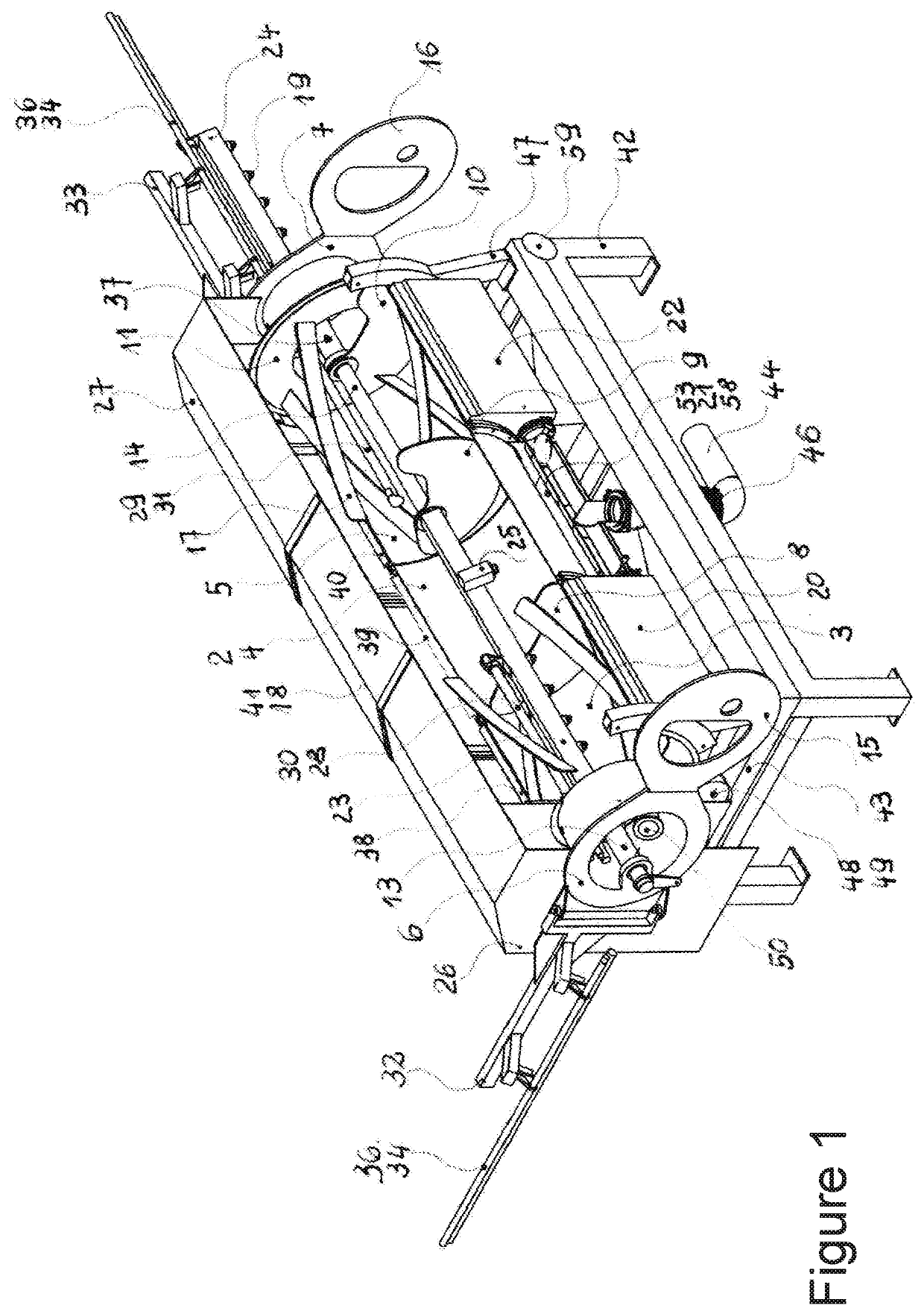 Coating apparatus and coating method for granular bodies