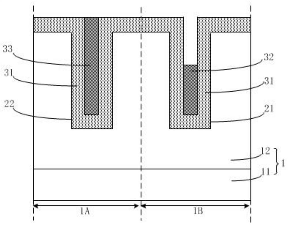 Preparation method of groove type power device