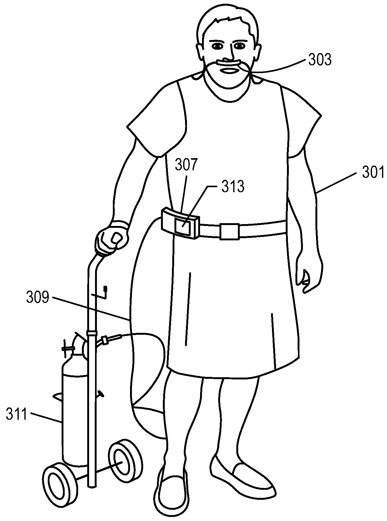 Methods, systems and devices for non-invasive ventilation including a non-sealing ventilation interface with a free space nozzle feature