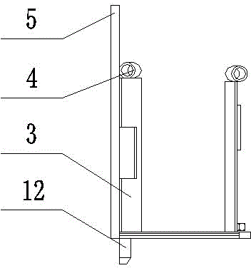 Split cable trough of scraper conveyer