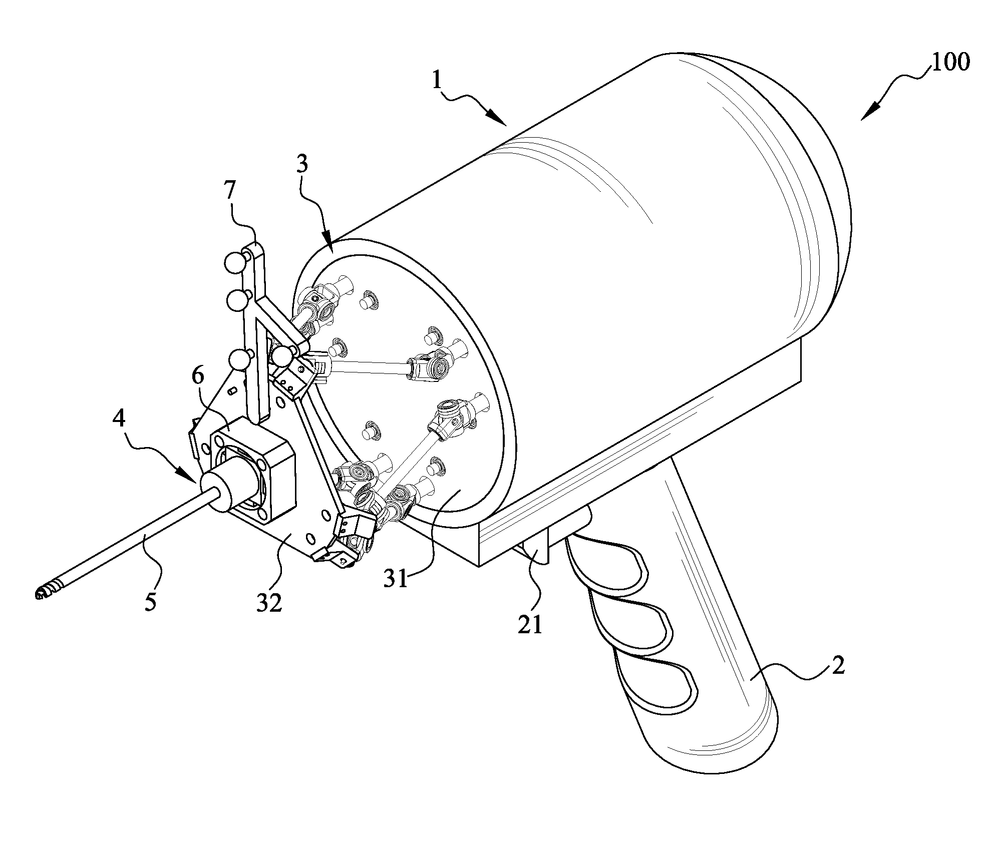 Handheld robot for orthopedic surgery and control method thereof