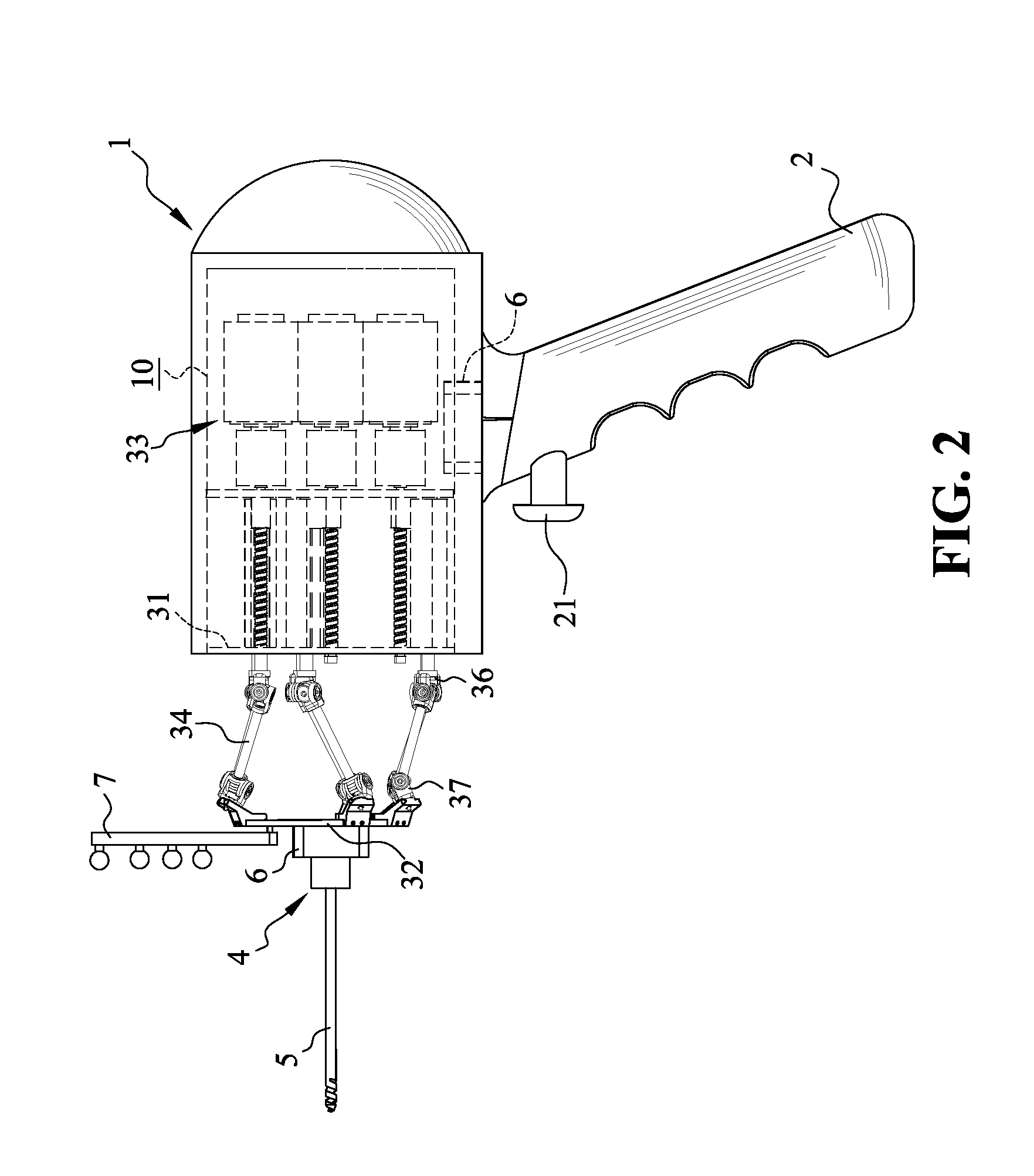 Handheld robot for orthopedic surgery and control method thereof