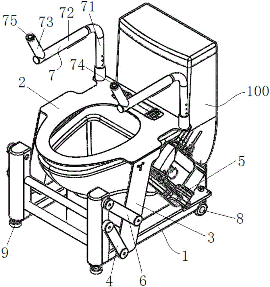 Seat for helping users get up