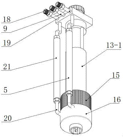 Hot wire TIG welding gun with three tungsten electrodes