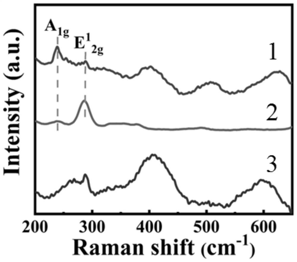 Two-dimensional titanium carbide supported stable biphase molybdenum diselenide composite material and preparation method and application thereof