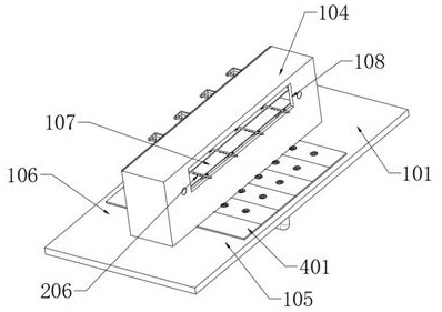 Disinfection and sterilization device for hospital infection department