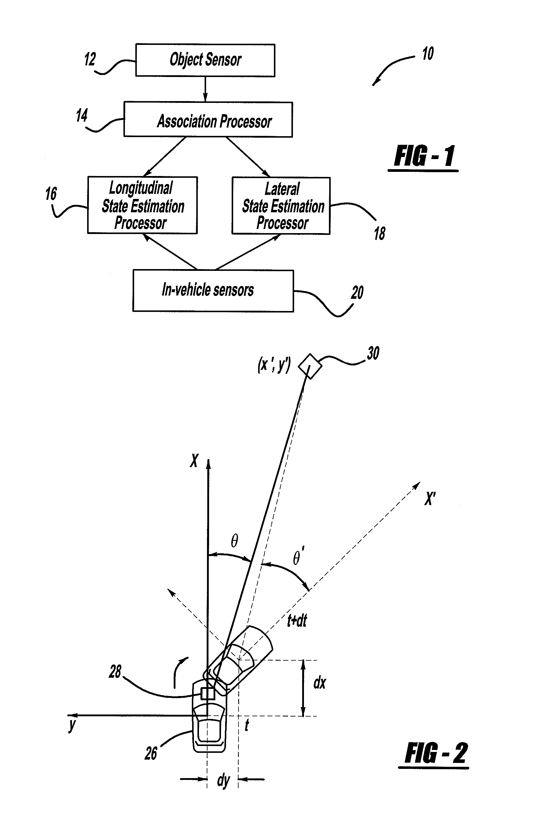 Radar, lidar and camera enhanced methods for vehicle dynamics estimation