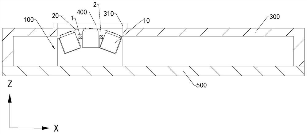 Camera components and electronic equipment