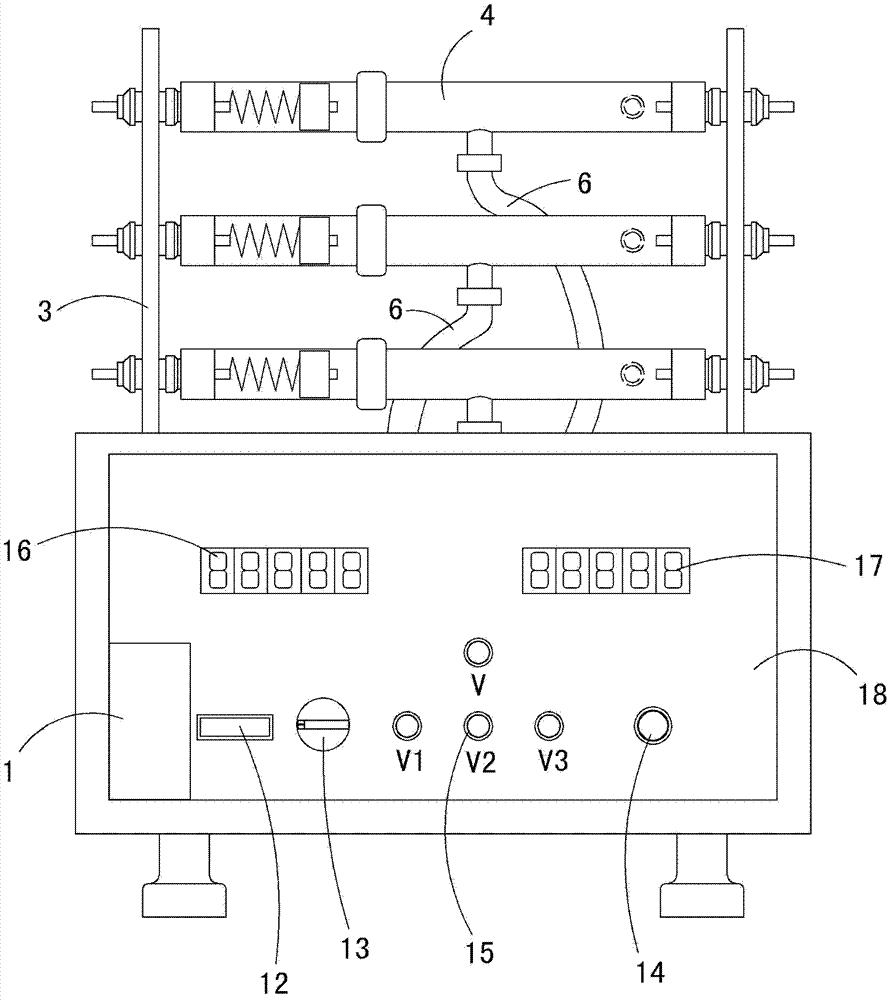 Gas discharge experiment instrument