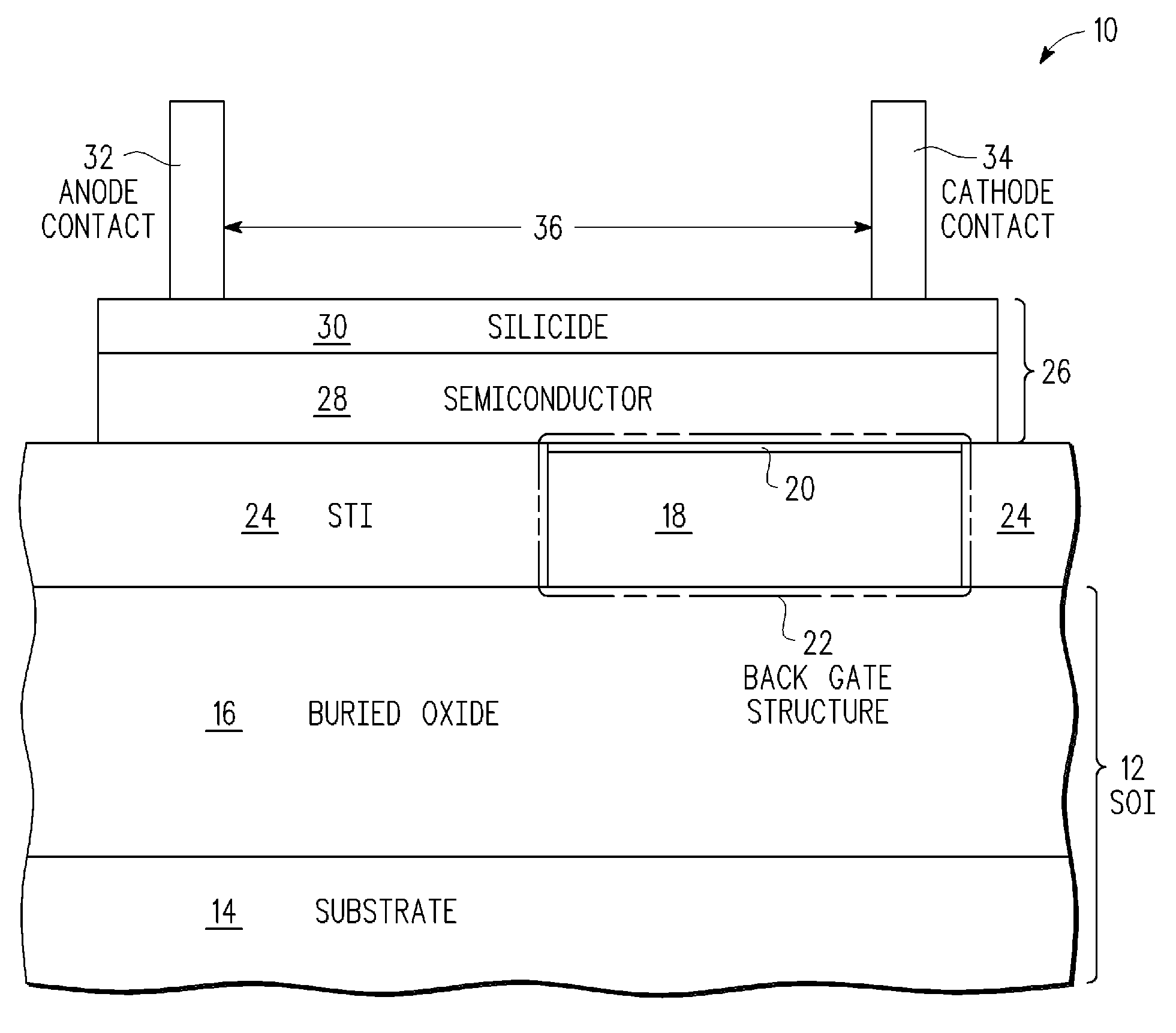 Effective efuse structure