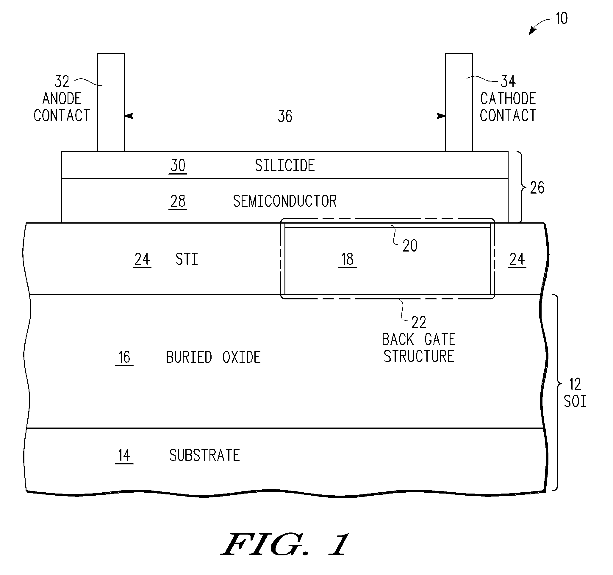 Effective efuse structure