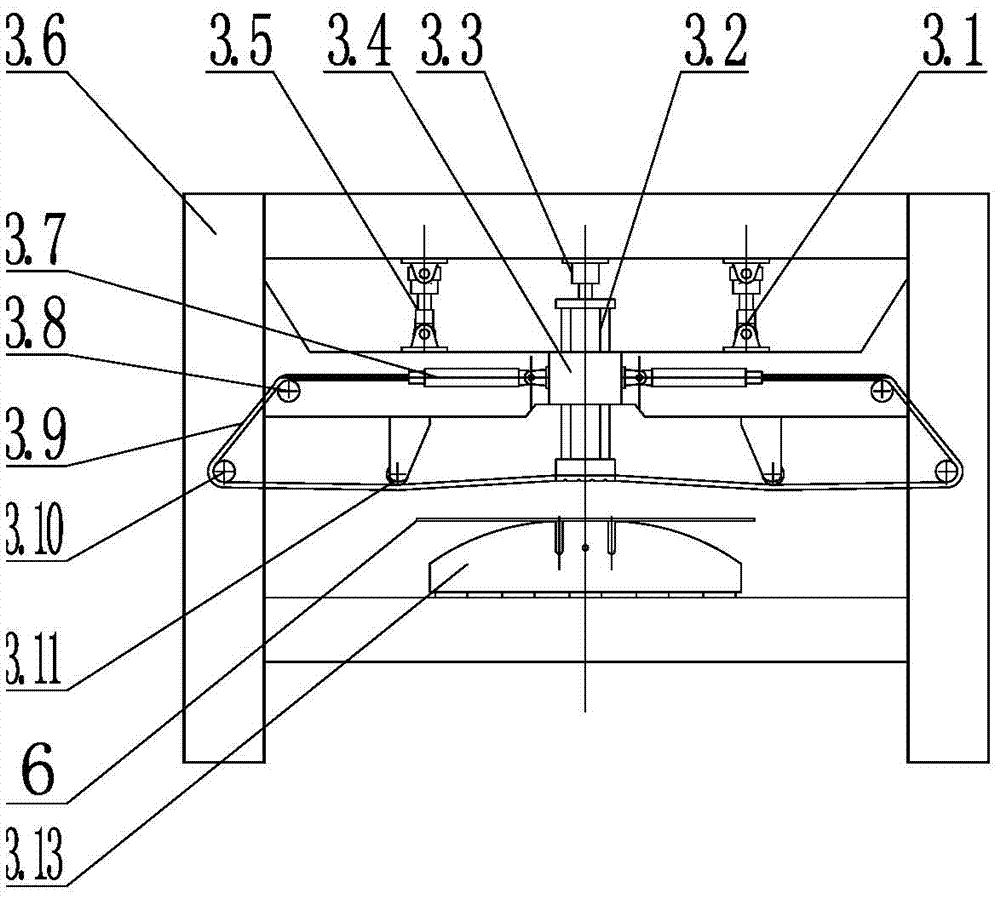 Automatic quenching production line