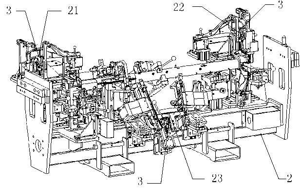 Locating tool assembly for welding of automobile instrument panel support