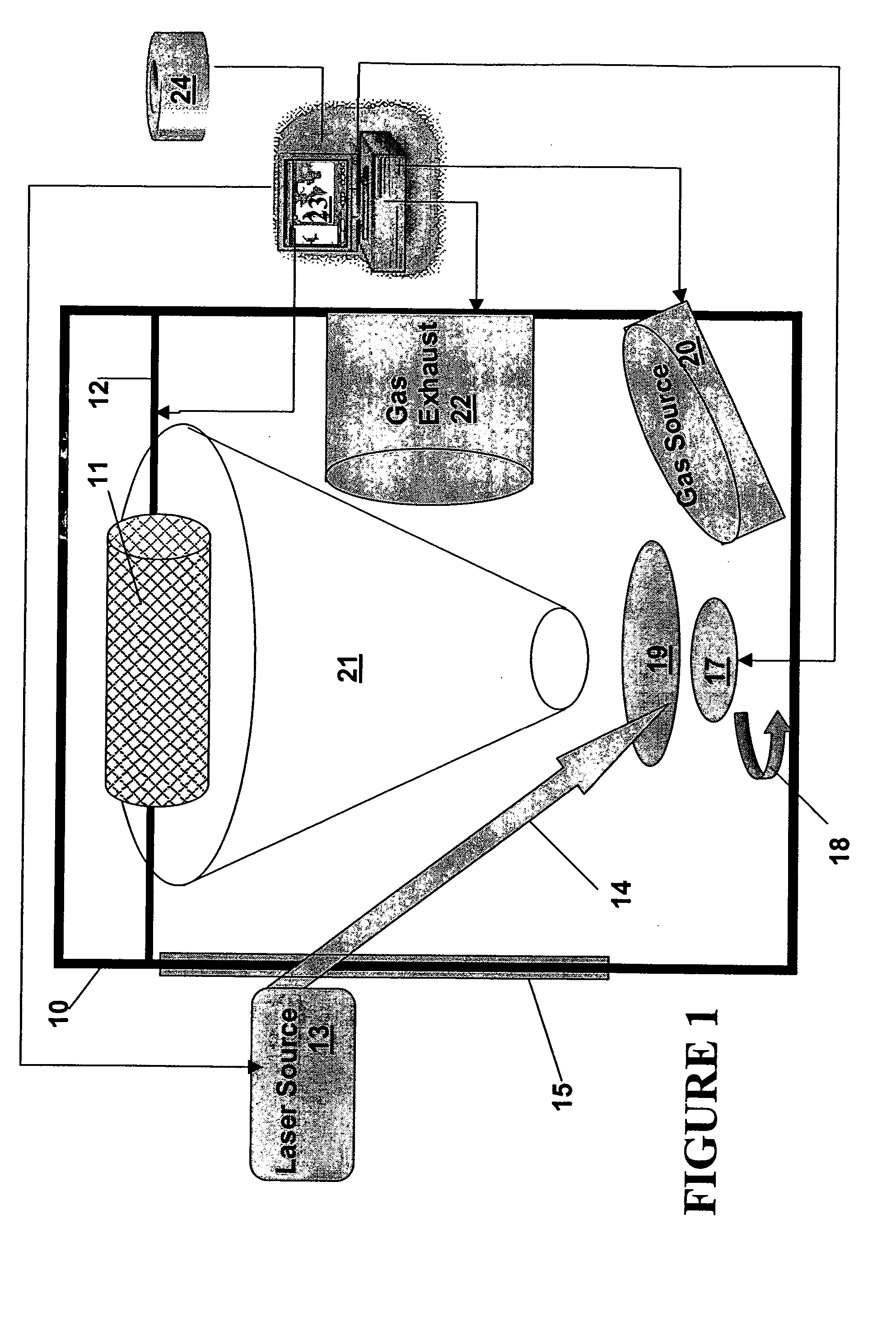 Matrix assisted pulsed-laser evaporation technique for coating a medical device and associated system and medical device