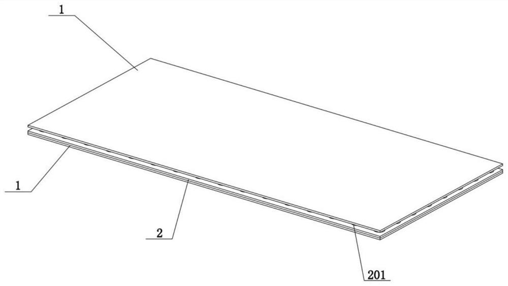 Novel laser protection plate and manufacturing process and using method thereof