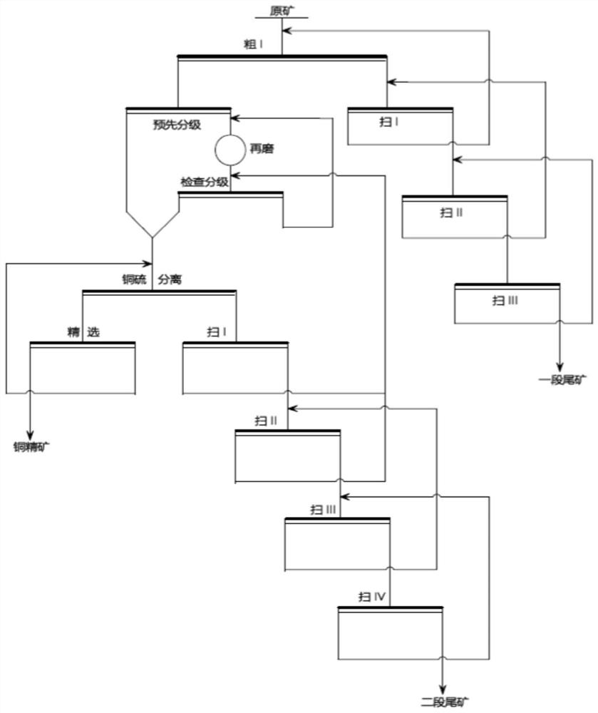 A kind of copper ore associated molybdenum sorting method