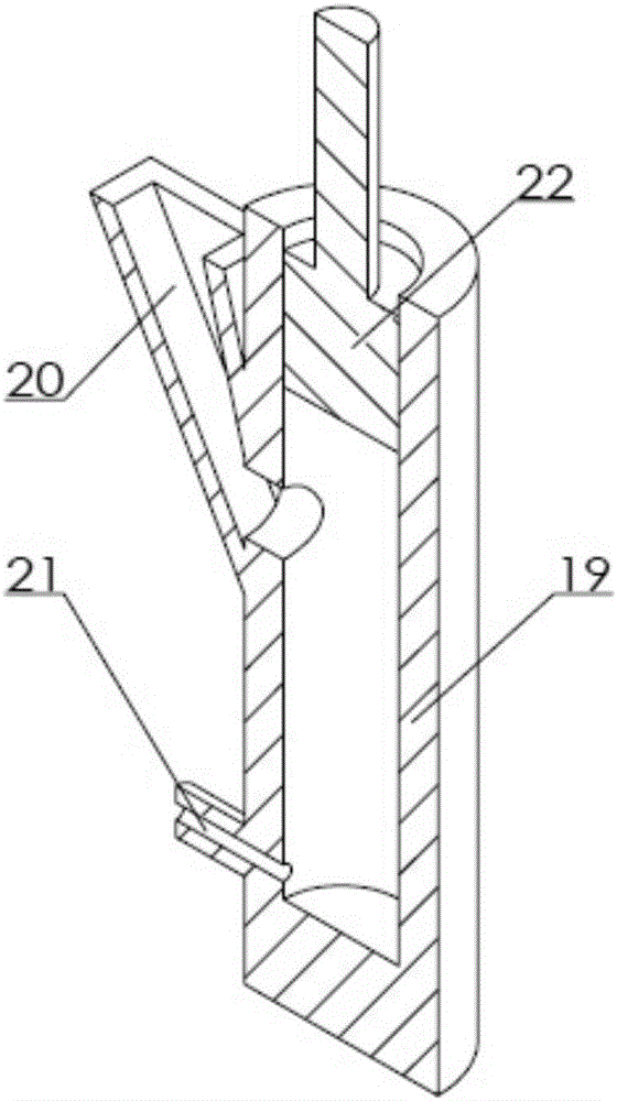 Platform type die detecting device