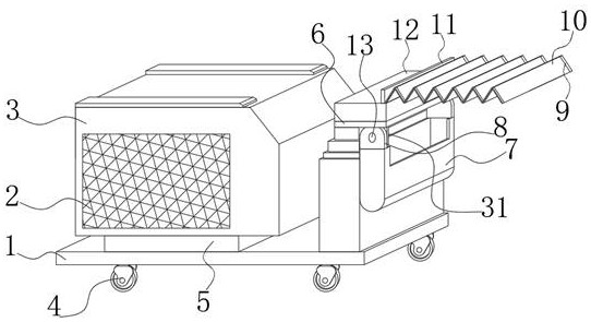 Pulse gas shield welding device for processing wind power tower drum assembly