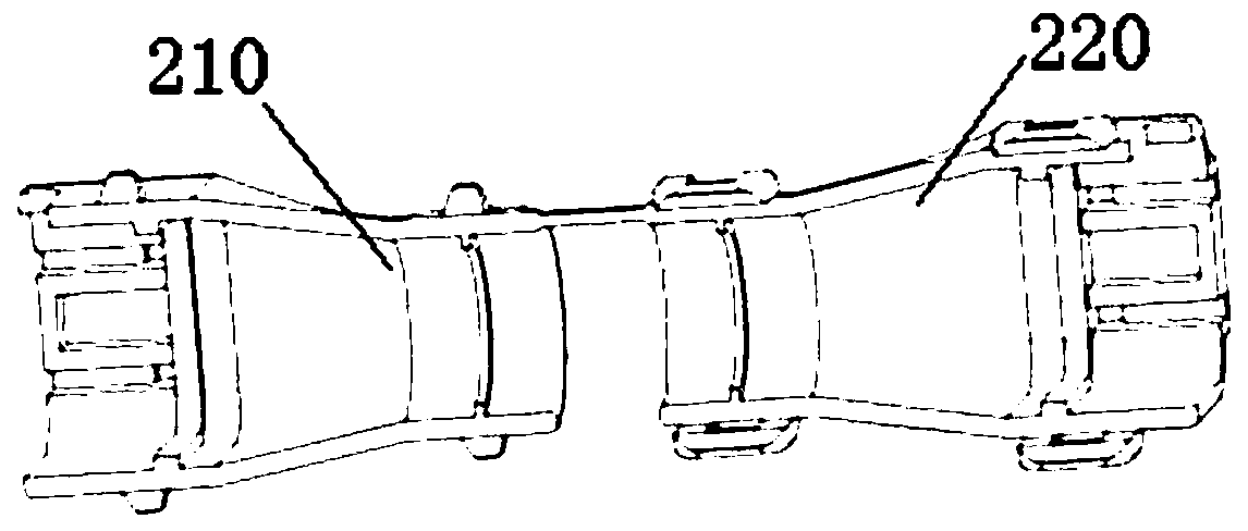 A wire harness plug-in protection tailstock and wire harness plug-in