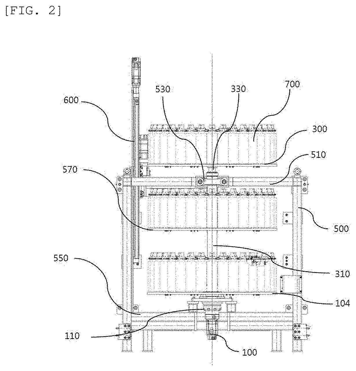 Tool magazine module of machine tool