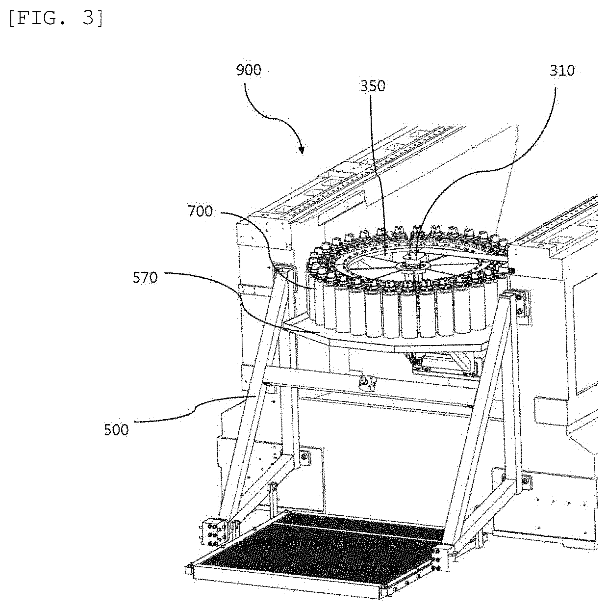 Tool magazine module of machine tool