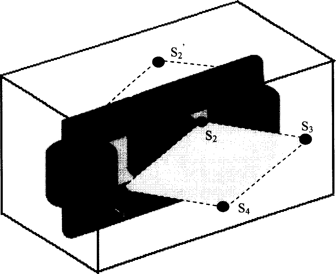 Transformer local discharging ultra-wide band sensor array positioning system and method thereof